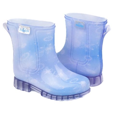 Galocha Infantil Feminina Grendene Frozen Glamour VIDRO AZUL 22921