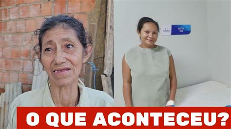 COMO ESTÁ JAQUELINE APÓS A CIRURGIA VEJA A OBRA DE DONA FRANCISCA