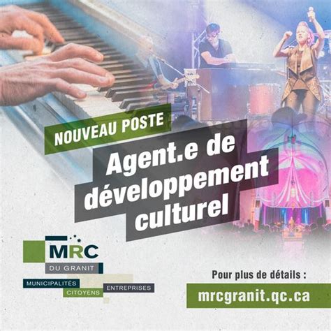 MRC du Granit Une politique culturelle à mettre en place