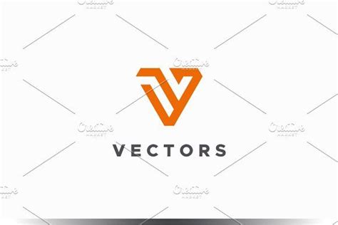 Letter V Logo | Typography logo, Lettering, Letter v