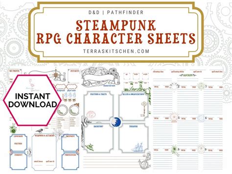 Dnd Character Sheet Mini Binder 5e Character Folio Etsy Dnd