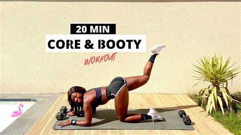 20 Min Core And Booty Workout 2 In 1 No Equipment Fitbymary Youtube