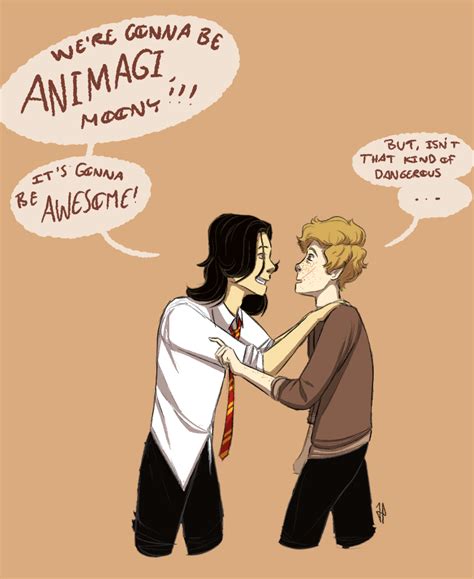 The Marauders Sirius And Remus By Sempiternal Harry Potter Headcannons Harry Potter