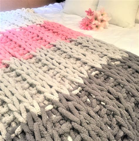 Super Chunky Yarn Blanket Pattern