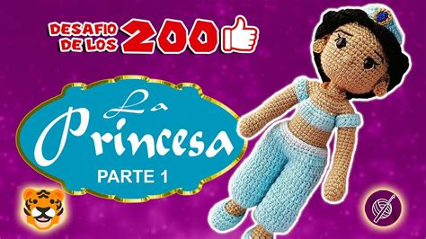 Princesa Jazmín AMIGURUMIa Crochet PASO A PASO 1 2