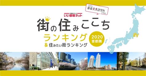 大東建託「いい部屋ネット 街の住みここちランキング2020＜首都圏版＞」「いい部屋ネット 住みたい街ランキング2020＜首都圏版＞」同時発表