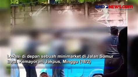 Sopir Bajaj Adu Jotos Dengan Juru Parkir Di Kemayoran Berujung