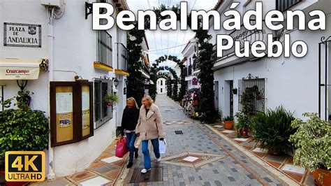 Walking Tour Of Benalmadena Pueblo In January K Ultra Hd Fps