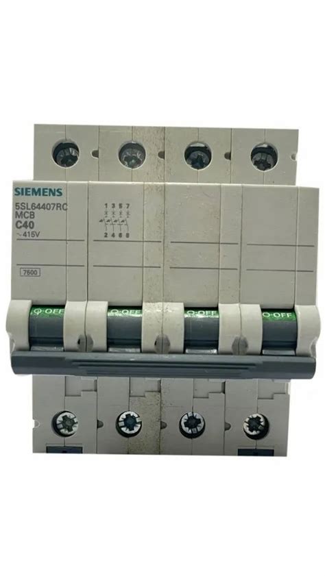 Four Pole Siemens 5SL64407RC MCB At Rs 1118 In Bhiwandi ID 24359364912