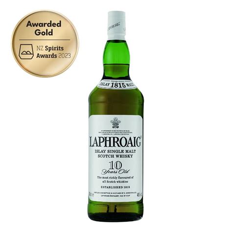 Laphroaig 10 Year Old Malt Whisky Spirits From Scotland Moore Wilsons