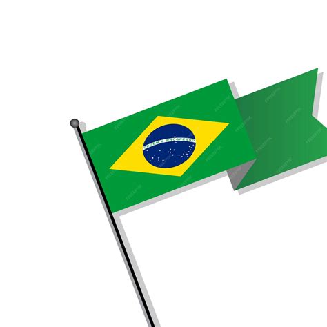 Premium Vector Illustration Of Brazil Flag Template