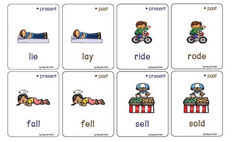 Irregular Verbs Activity Memory Game 96 Irregular Verbs 192 Pairs