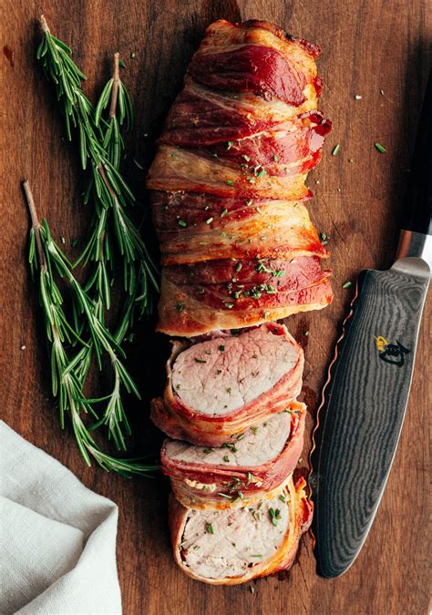 Bacon Wrapped Pork Tenderloin Pinch And Swirl