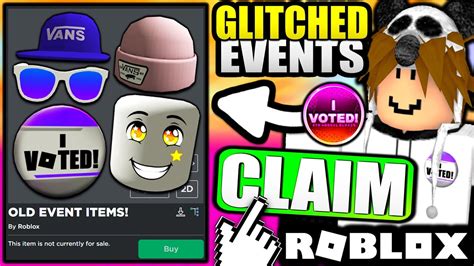 I Never Expected To Get These Accessory Prizes Again Glitched Roblox Events Youtube