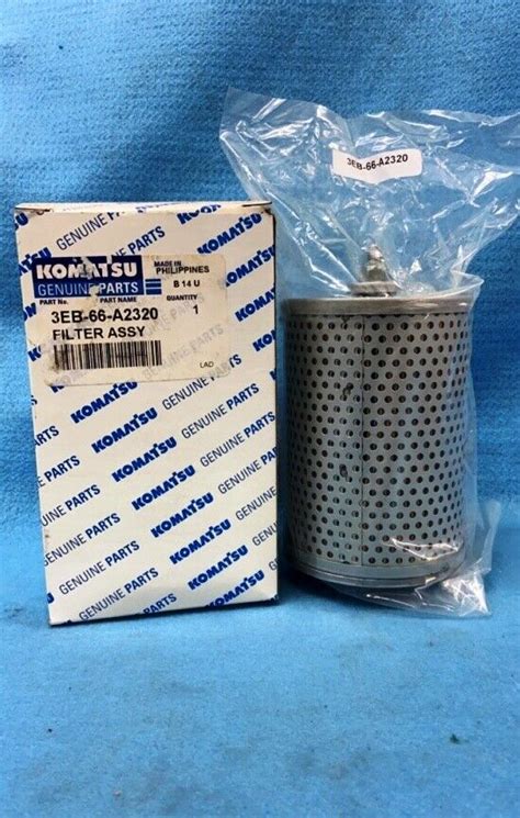 KOMATSU HYDRAULIC FILTER ASSEMBLY 3EB 66 A2320 IRONTIME SALES INC