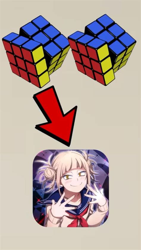 Pin On Anime Rubiks Cube Art