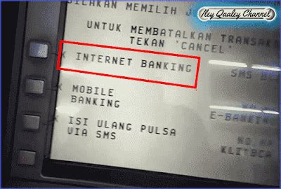 Cara Buat Ebanking Bca Daftar Internet Banking Di Mesin Atm Cmma