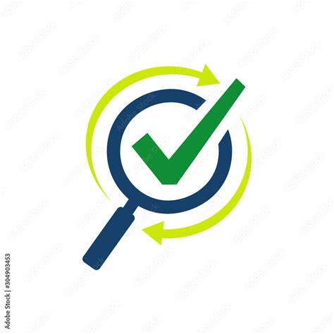 Magnifying Glass Logo Design Vector Illustration Icon Of Search Glass Search Engine Symbol With