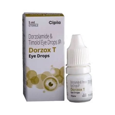 Cipla Allopathic Dorzox T Eye Drops Packaging Type Bottle Packaging