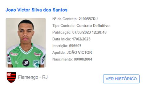 Flamengo Base Fan Account on Twitter O atacante João Victor 2004