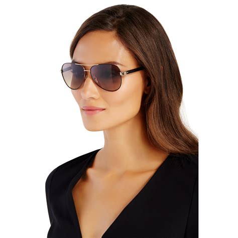 Black Mirrored Aviators Sunglasses Gallo