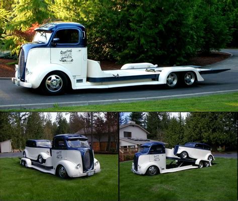 1938 Ford Cab Over Engine Custom Truck/Trailer Combo with Classic 1933 ...