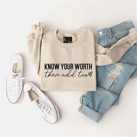 Know Your Worth Trendy Shirt Designs Cute Shirt Designs Trendy