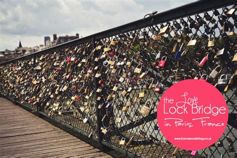 The Love Lock Bridge Paris France A Compass Rose Love Lock