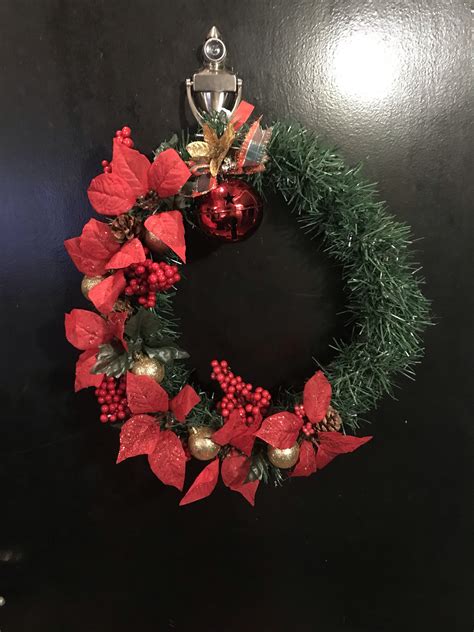 Diy Wreath Made From A Metal Hanger And Gardland How To Make Wreaths