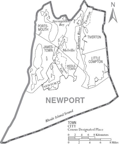 Image - Map of Newport County Rhode Island With Municipal Labels.PNG ...