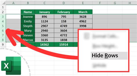 How To Show All Hide Rows In Excel Templates Sample Printables