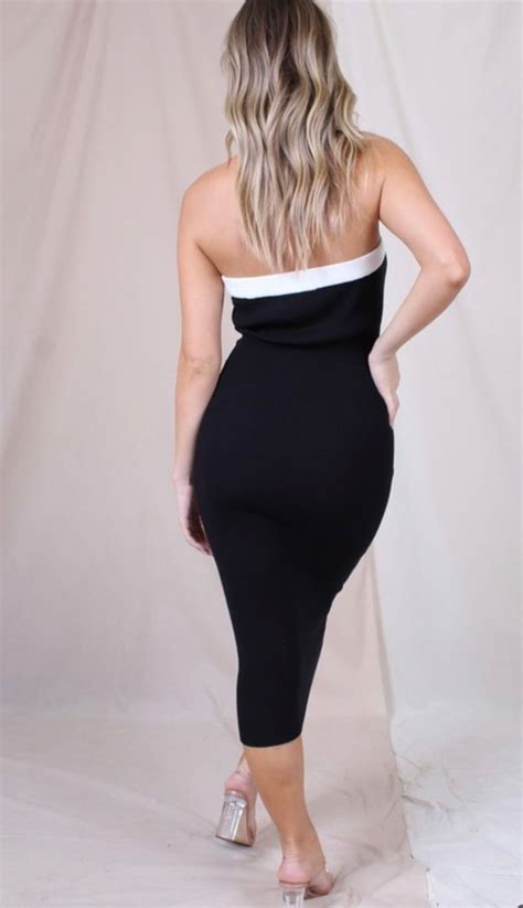 Date Night Strapless Dress Strapless Bodycon Dress Date Night