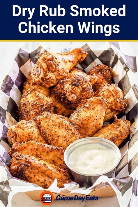 Best Dry Rub Smoked Chicken Wings - Game Day Eats