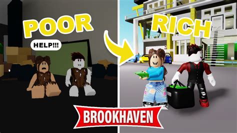 Poor To Rich In Brookhaven Roblox Brookhaven 🏡rp Youtube