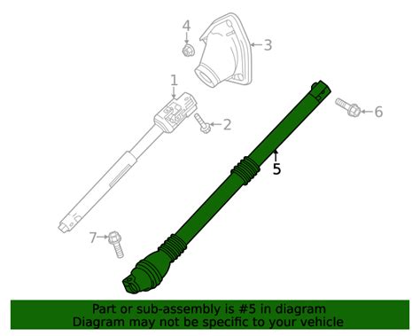 2020 2023 Gm Intermediate Steering Shaft 23328923 Gm