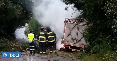 Conductor Muere Calcinado En Villarrica Rbol Cay Y Derrib Tendido