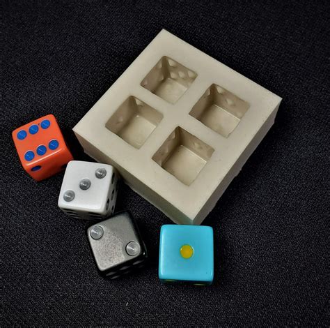 Dice Silicone Mold By Sugar Delites Mol272 Etsy