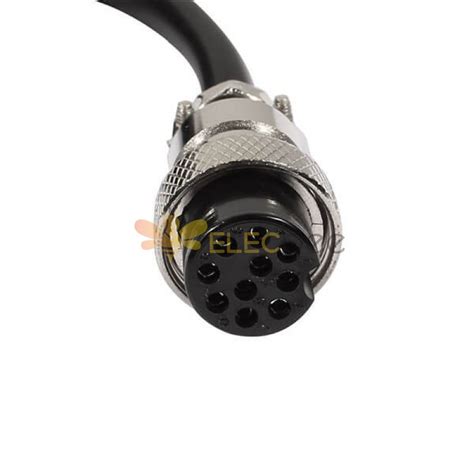 GX16 Aviation Connector 10pin Straight Male To Straight Female With 1M