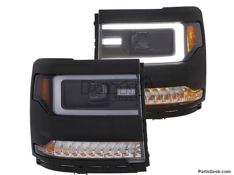 16 2016 Chevrolet Silverado 1500 Headlight Assembly Body Electrical