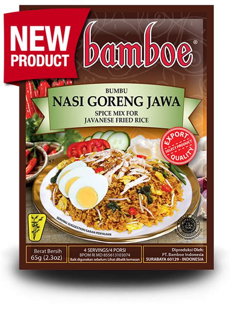 Jual bumbu masak instan Bamboe Nasi Goreng Jawa terbaik