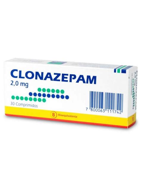 Clonazepam B 2 0 Mg 30 Comprimidos Mintlab FARMATICA