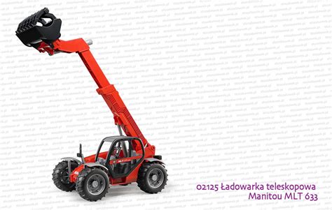 Zabawka 02125 BRUDER Ładowarka teleskopowa Manitou MLT 633 zabawki