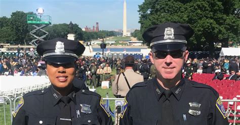 Bostons Singing Police Officers Perform National Anthem At Peace