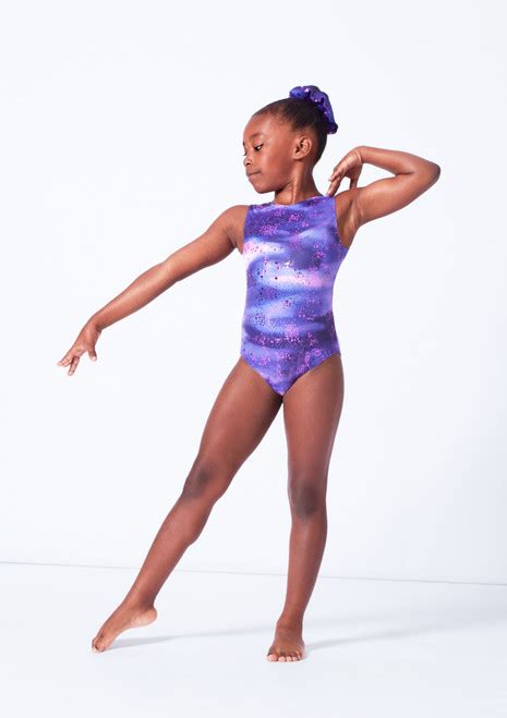 Alegra Girls Twilight Sleeveless Gymnastics Leotard Move Dance