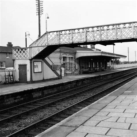 The Transport Library British Railways Station Scene At Kingham In