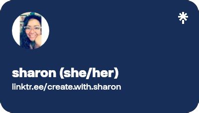 Sharon She Her Linktree