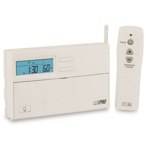 Tx9000rf Lux Tx9000rf 7 Day Programmable Smart Temp Heating And Cooling Thermostat