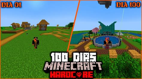 Sobreviv D As En Minecraft Hardcore En Un Mundo Plano Youtube