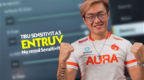 Tiru Sensitivitas Entruv No Recoil Sensitivitas Terbaik Pubg Mobile