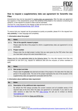 Fillable Online Doku Iab How To Request A Supplementary Data Use